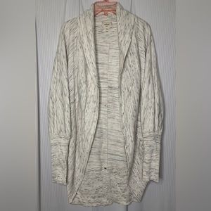 Wilfred Diderot Heathered Cocoon Long Sleeve Cardigan Size Small